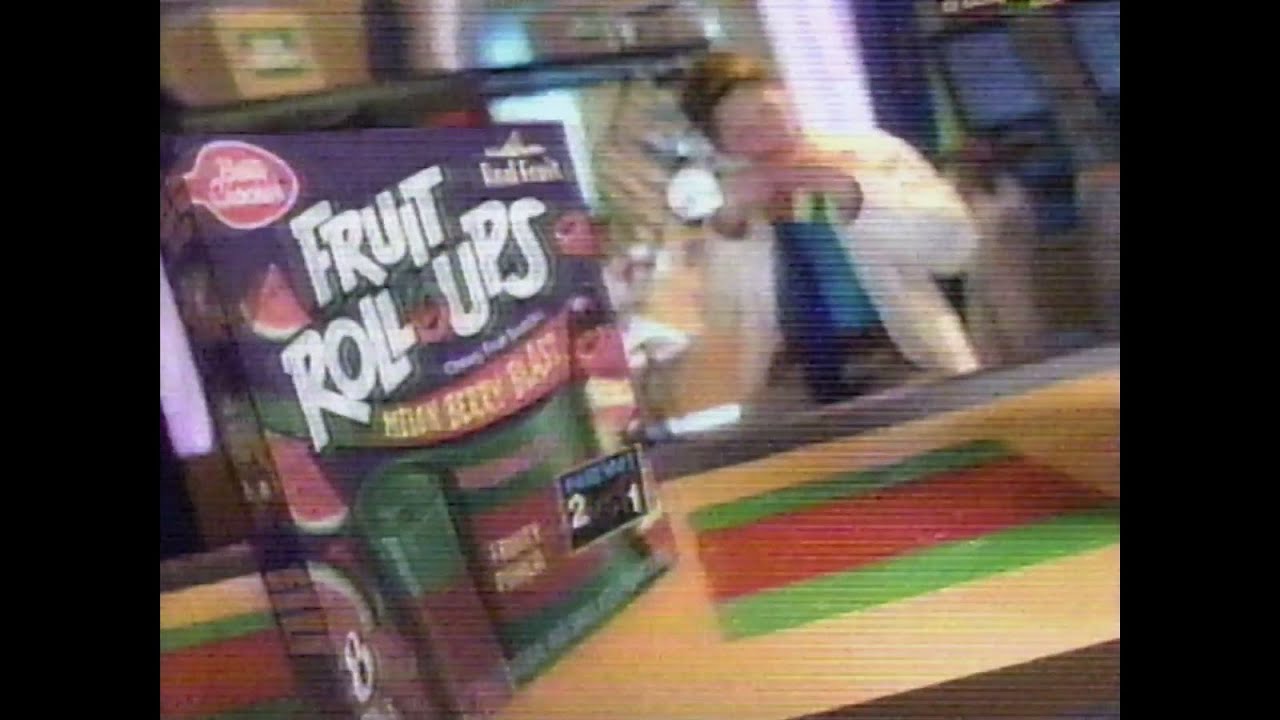 Fruit RollUps (rare, 1999) YouTube