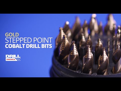 13/64" Stepped Point Cobalt Drill Bit with 3-Flat Shank - GSC13/64