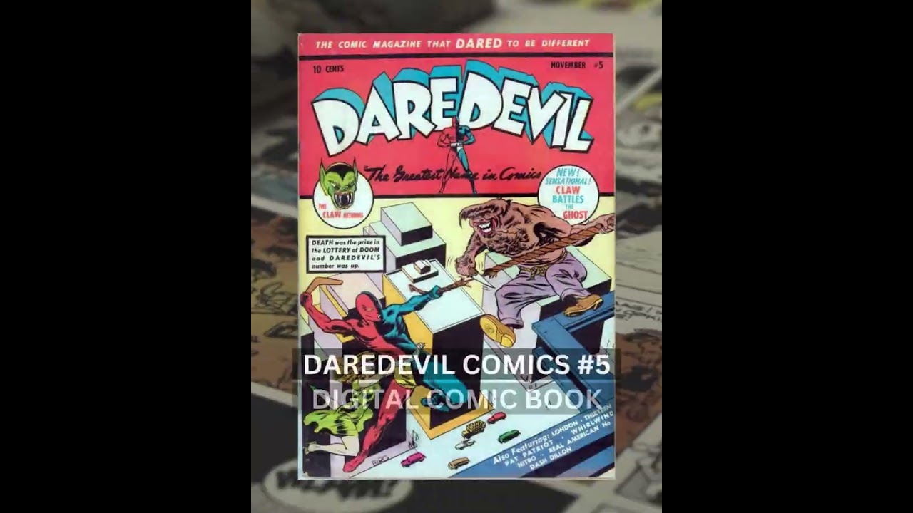 Daredevil Comics #5 | Lev Gleason | Nov 1941 | English | Superhero | Digital Download | PDF 