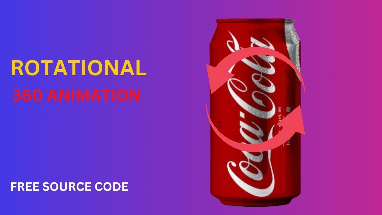 How to Create Rotational Animated Using Html & Css | 360° Rotational ...