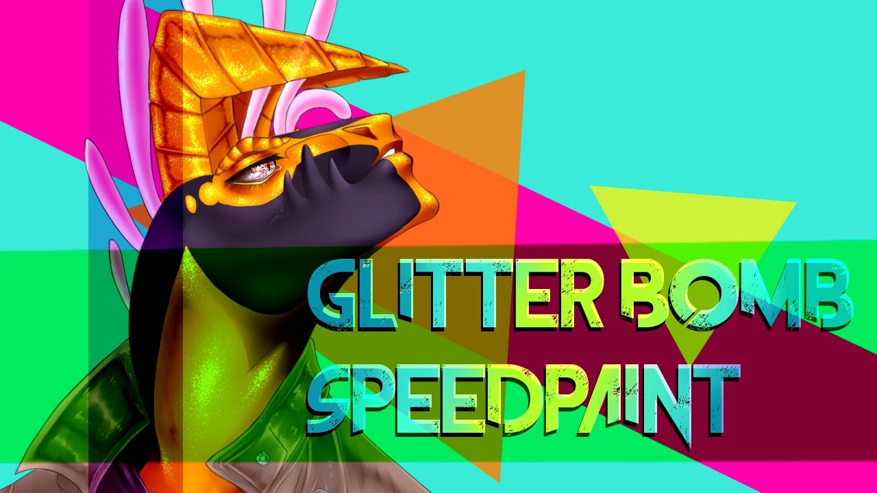 Glitter Bomb SpeedPaint YouTube