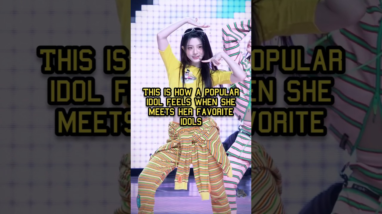 Вот что чувствует популярный айдол, когда встречает своих любимых кумиров 