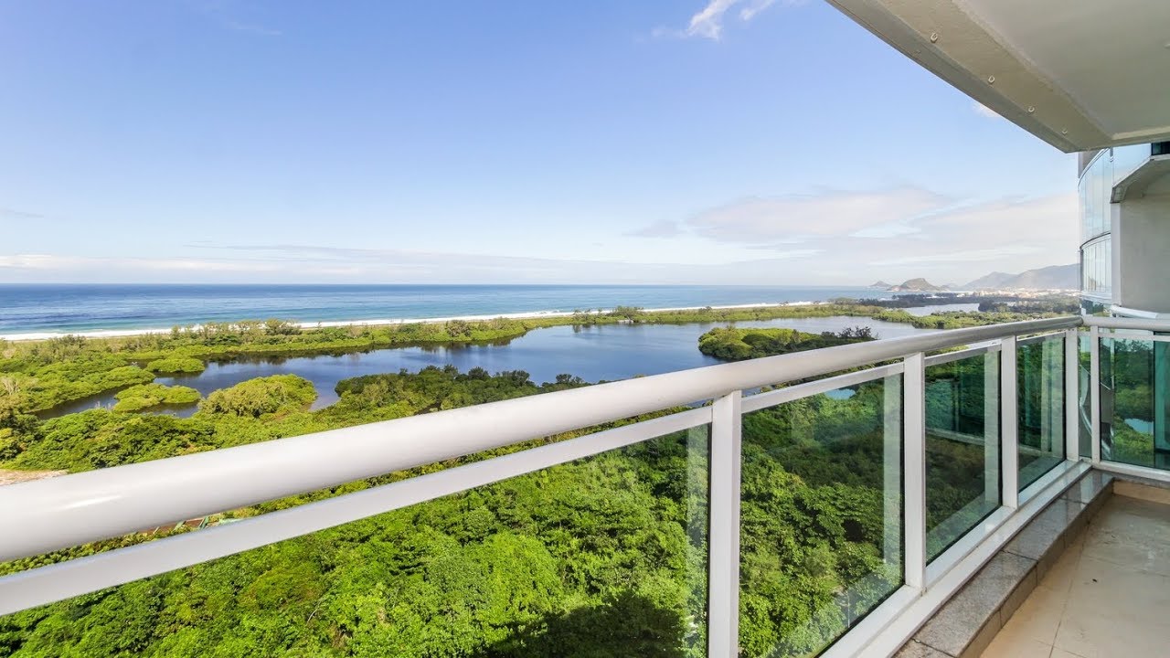 APARTAMENTO A VENDA EM BARRA DA TIJUCA FRENTE MAR E LAGOA PEDRA DE