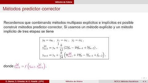 Métodos multipaso con Octave | 33/35 | UPV