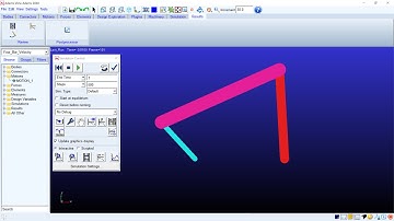 MSC Adams | Example 8: Four Bar Velocity