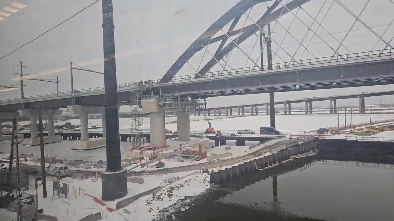 Amtrak/NJ Transit Portal North Bridge Construction (2/3/26)
