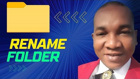 How to Rename a Folder on a Computer