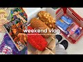 Weekend vlog  japanese manga unboxing anime store korean corn dogs   more 