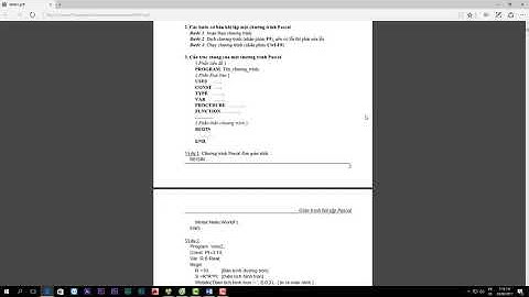 Học Pascal cơ bản | Bài 1: Giới thiệu