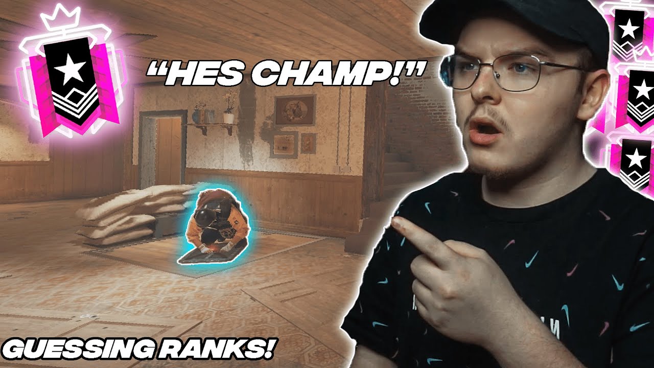 Trying to Guess the Rank i’m Playing in... - RAINBOW SIX SIEGE - YouTube