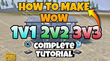 How to Make Custom 1v1 & 2v2 WOW Maps in PUBG Mobile | Full Step-by-Step Guide