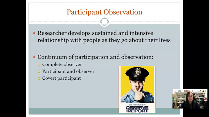 What is another term used to describe the research method called participant observation?