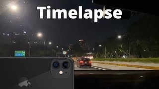 Time lapse along the Central Expressway (CTE)