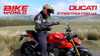 Ducati Streetfighter V4S First Ride On Track