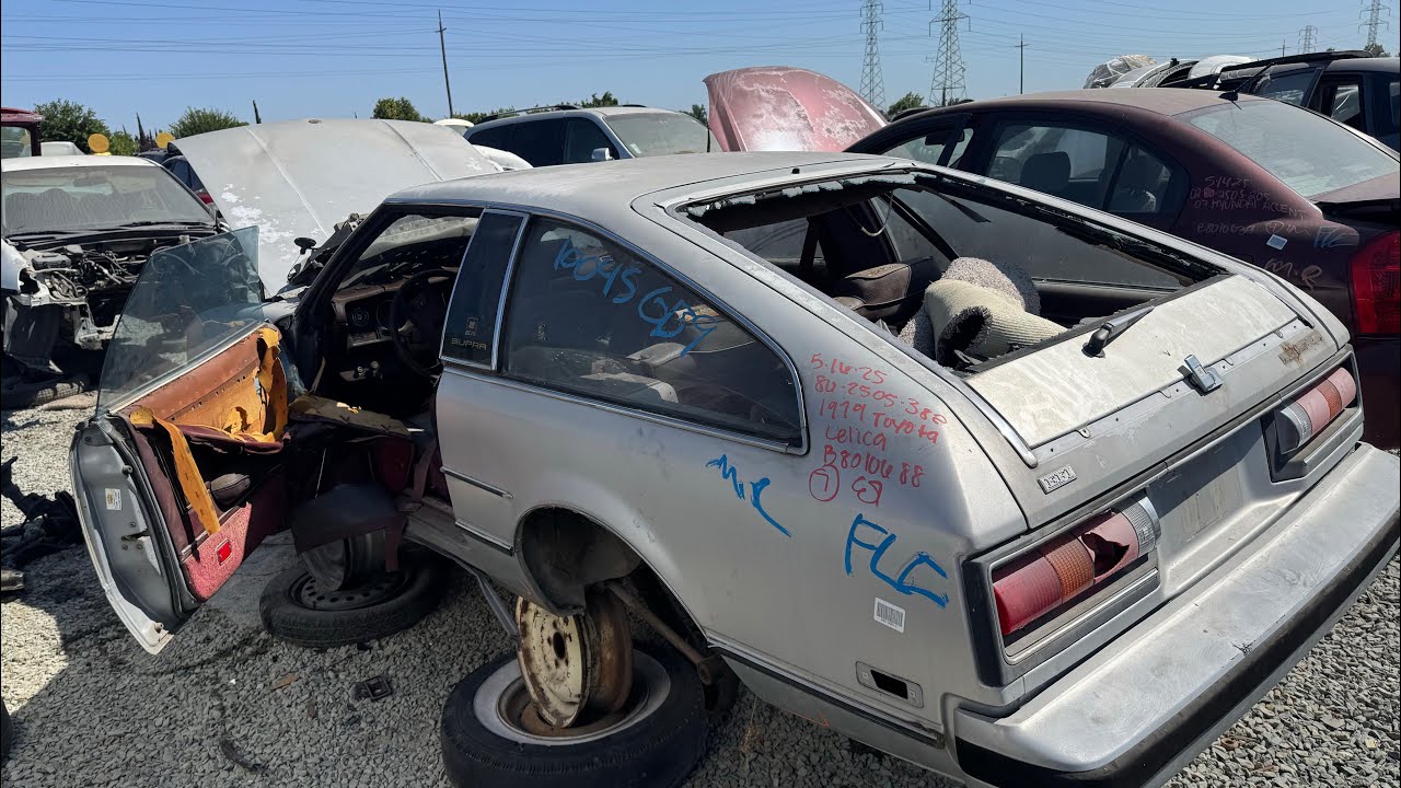 Rare 1979 Toyota Celica Supra at Junkyard