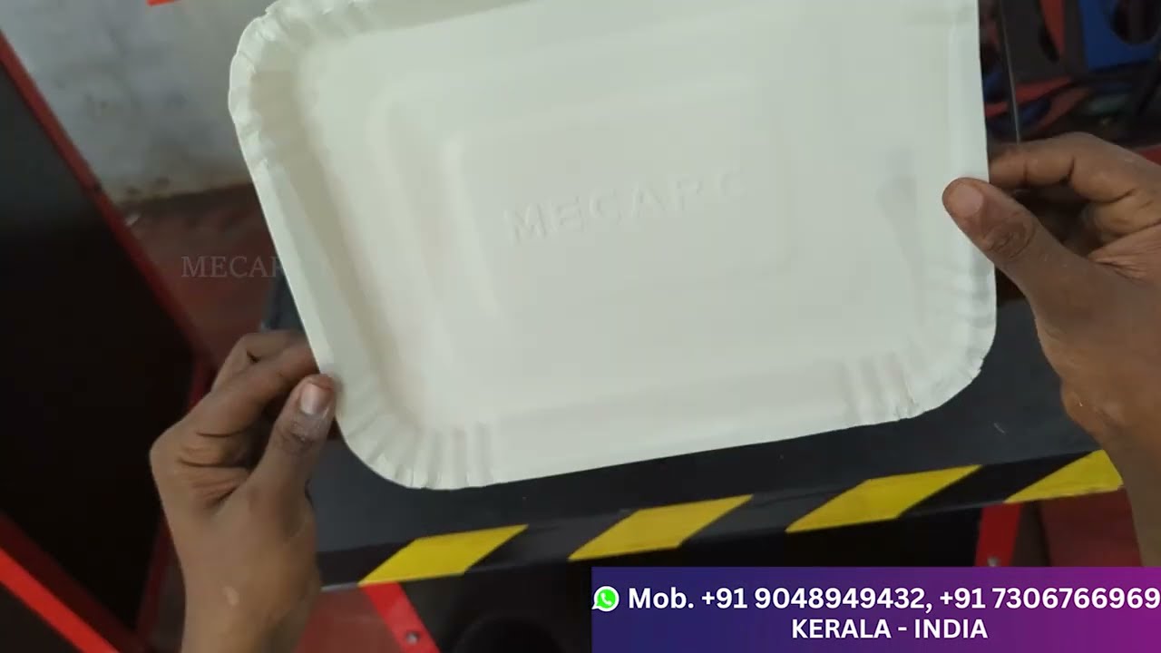 100% Certified Biodegradable Paper Plate Making Machine. Paper Plate Machine Kerala India