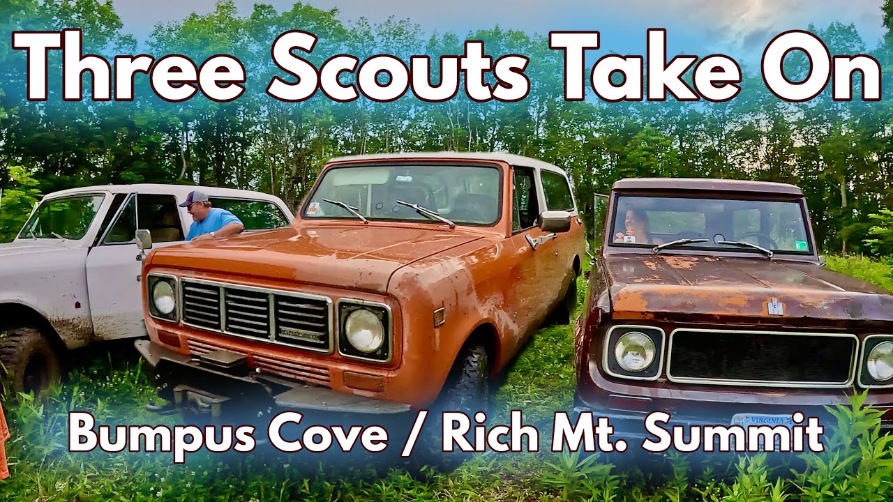 Vintage 4x4s take on Bumpus Cove & Rich Mountain Summit