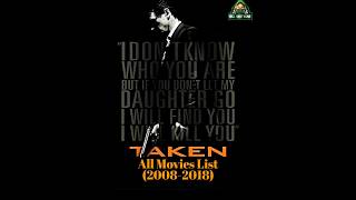 Taken All Movies List 2008-2018