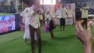 TIGHT PRAISES MEDLEY LED BY MIN KOFI ERIC @CAMPAIGN FOR MESAIAH #NSAWAM.