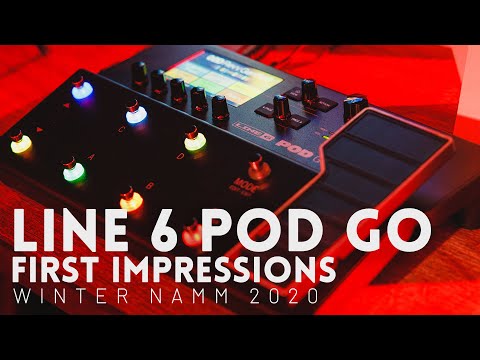 line-6-pod-go-first-impressions-//-namm-2020-//-interview-with-eric-klein