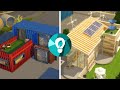 Green vs. Industrial House in The Sims 4: Eco Lifestyle