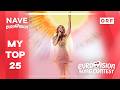 Eurovision 2026 Grand Final: My Top 25 🇦🇹