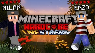 🔴 Milan & Enzo Spelen MINECRAFT HARDCORE 🔴 LIVE