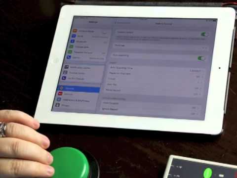single switch access to ipad using switch control in ios 7 youtube switch access