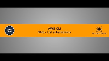 AWS CLI: SNS - List subscriptions