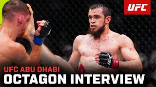 Magomed Zaynukov Octagon Interview | UFC Abu Dhabi