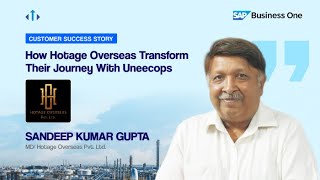 Hotage Overseas Team Sharing The Sap Business One Experience Uneecops X Sap Testimonial