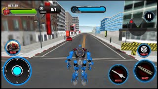 Flying Pigeon Robot Bike Games - Android Gameplay screenshot 2