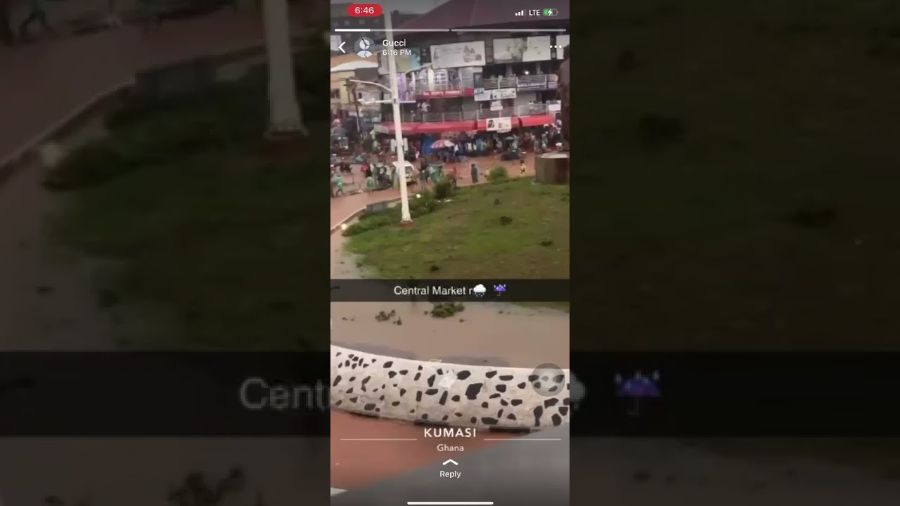Central market flooded
