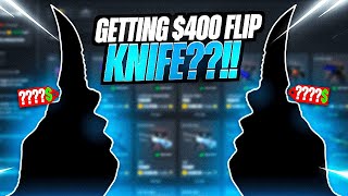 DOUBLE KNIFE TRY! - INSANE UPGRADE TRY?! - hellcase