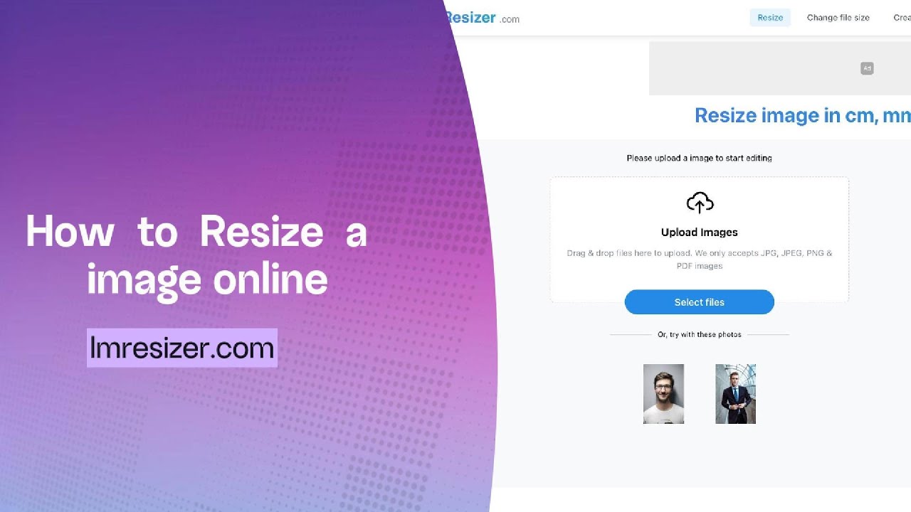 Easiest Way to Resize Images Online | ImResizer.com