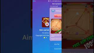 Aim carrom king 👑 Mod apk | All premium features 😱 free | Cheak pin📍comment | Techno Anupam | screenshot 2