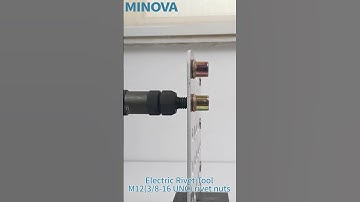 MINOVA Electric Rivet Tool M12(3/8-16 UNC) rivet nuts #rivet #relaxing #asmr #tools