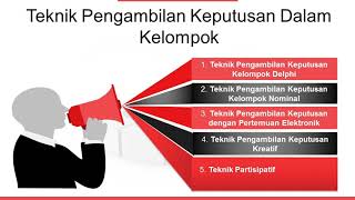 Teknik Pengambilan Keputusan Kelompok | Mata Kuliah Perilaku Organisasi | FAPERTA UNSOED