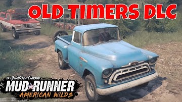 Old Timers DLC - Mudrunner, A Spintires Game - Rocky Hills Part 1