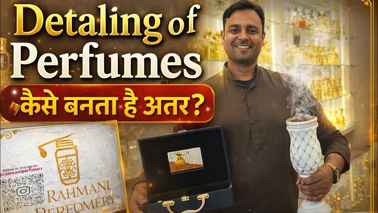 कैसे बनता है Perfume? | Attar Making Process Step by Step | ADK Vlog Presents