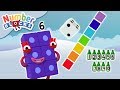 @Numberblocks- Playing Number Games | Learn to Count