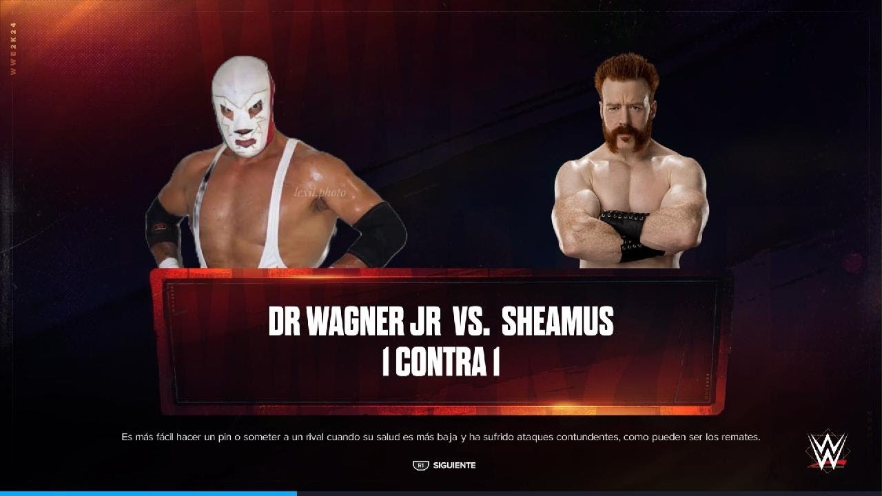 WWE 2K Dr Wagner Jr vs Sheamus