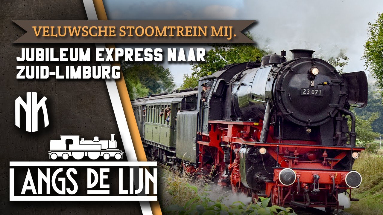 𝐋𝐚𝐧𝐠𝐬 𝐝𝐞 𝐋𝐢𝐣𝐧 | Jubileum Express naar Zuid-limburg | 27 Sept. 2025 | Veluwsche Stoomtrein Mij. [HD]