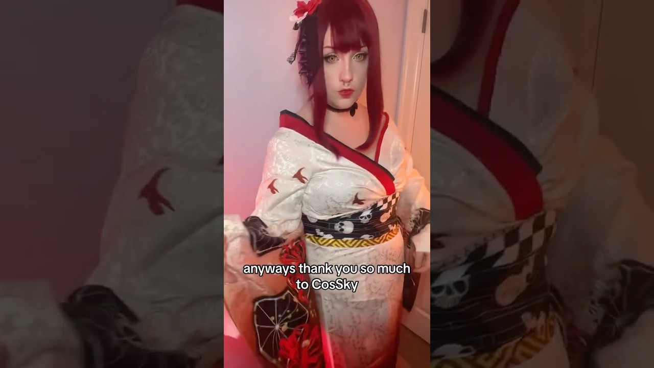 Makima Kimono Cosplay Review #anime #game #fpy #chainsawman #makima #costume #cosplay #girl