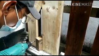 Buat pagar rumah Sendiri DIY Guna kayu Pallet..[selamat  mencuba]