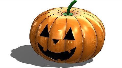 fast86 SolidWorks Tutorial 86 Halloween Pumbkin