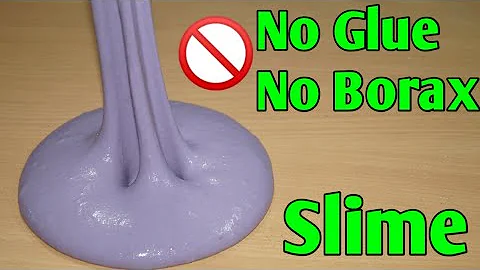 How To Make Slime Without Glue Or Borax! How To Make Slime With Flour and Sugar l DIY No Glue Slime