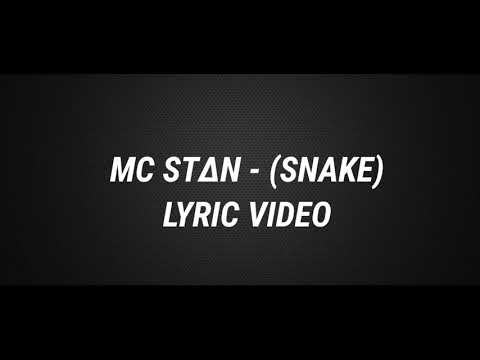 MC STΔN - SNAKE LYRIC VIDEO