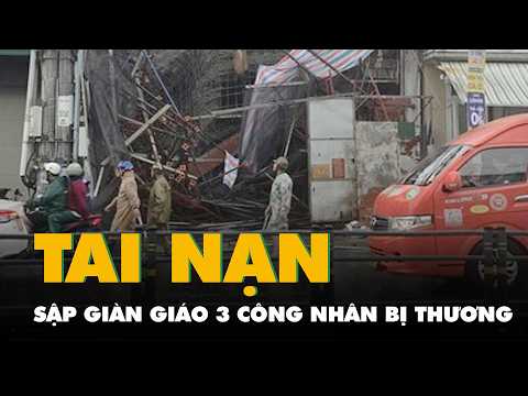Vừa đổ bê tông, công trình ở Cần Thơ sập giàn giáo, 3 công nhân bị thương