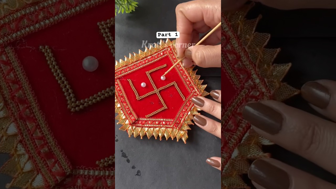 How to make Toran 🌸 from cardboard 📦at home #shorts #diy #toran #easy #youtubeshorts